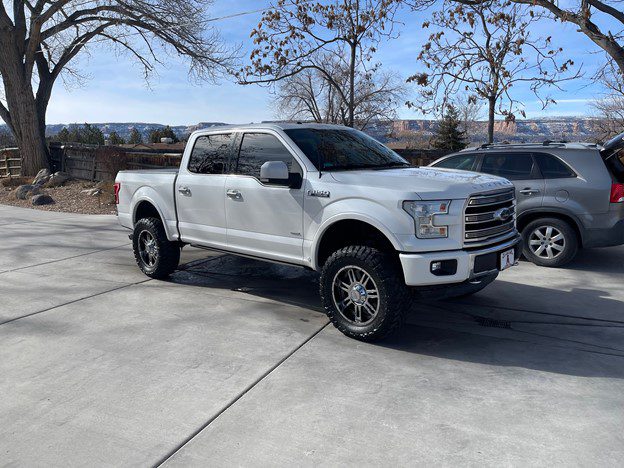 Freshly cleaned exterior of a large truck